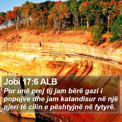 Jobi 17:6 ALB Bible Verse Image
