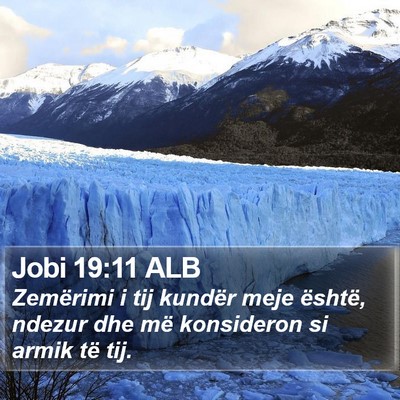 Jobi 19:11 ALB Bible Verse Image
