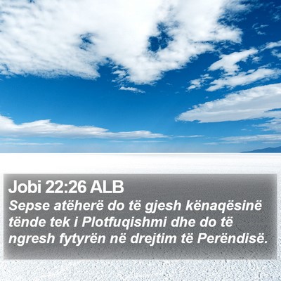 Jobi 22:26 ALB Bible Verse Image