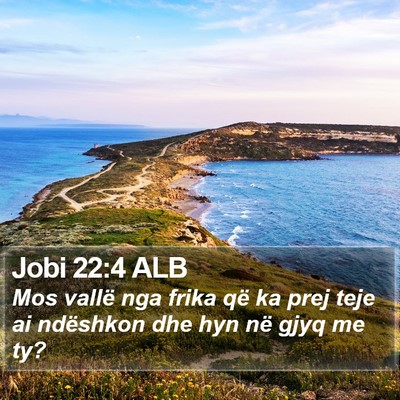 Jobi 22:4 ALB Bible Verse Image