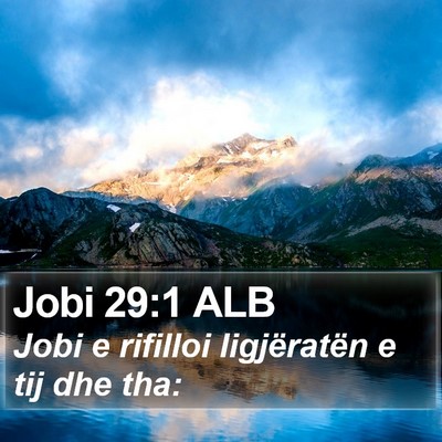 Jobi 29:1 ALB Bible Verse Image