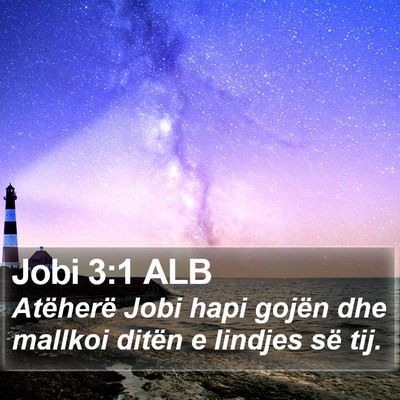 Jobi 3:1 ALB Bible Verse Image