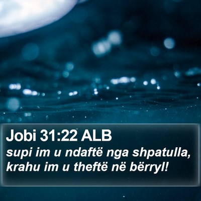 Jobi 31:22 ALB Bible Verse Image