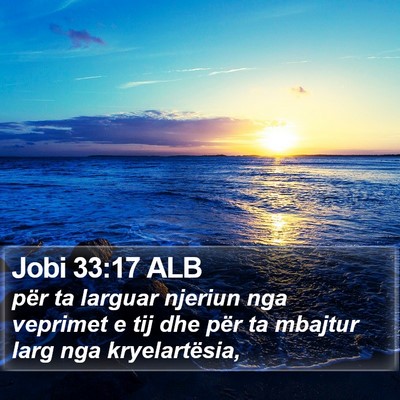 Jobi 33:17 ALB Bible Verse Image