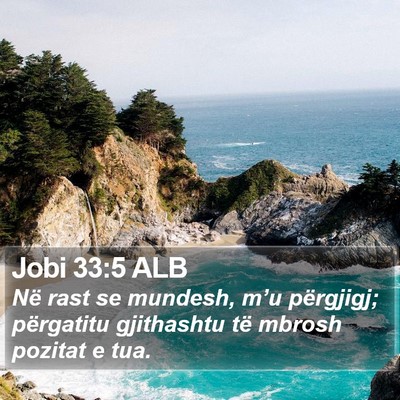 Jobi 33:5 ALB Bible Verse Image
