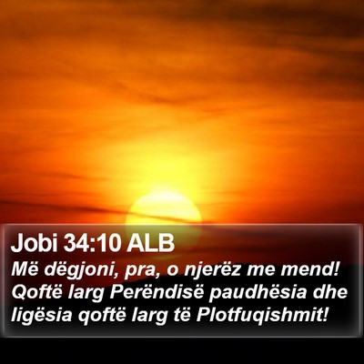 Jobi 34:10 ALB Bible Verse Image