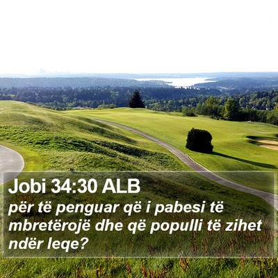 Jobi 34:30 ALB Bible Verse Image