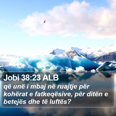 Jobi 38:23 ALB Bible Verse Image