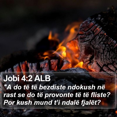 Jobi 4:2 ALB Bible Verse Image
