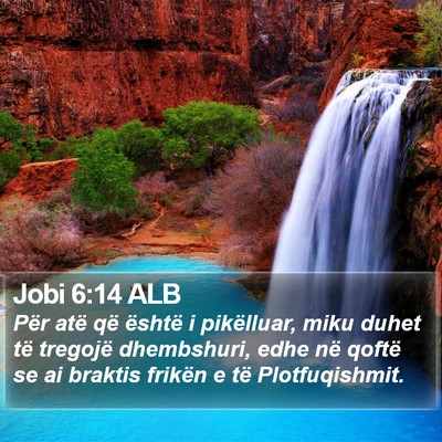 Jobi 6:14 ALB Bible Verse Image