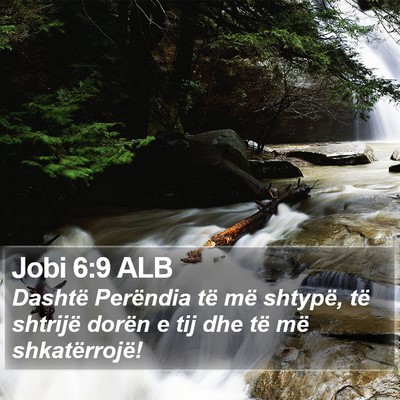 Jobi 6:9 ALB Bible Verse Image