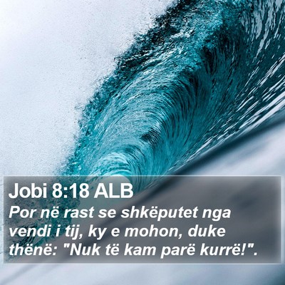 Jobi 8:18 ALB Bible Verse Image