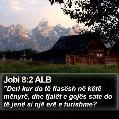 Jobi 8:2 ALB Bible Verse Image
