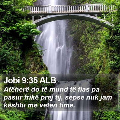 Jobi 9:35 ALB Bible Verse Image