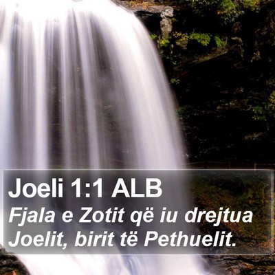 Joeli 1:1 ALB Bible Verse Image