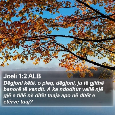 Joeli 1:2 ALB Bible Verse Image