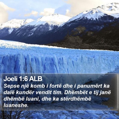 Joeli 1:6 ALB Bible Verse Image