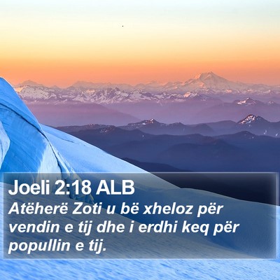 Joeli 2:18 ALB Bible Verse Image