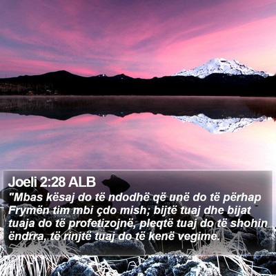 Joeli 2:28 ALB Bible Verse Image