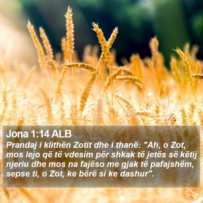 Jona 1:14 ALB Bible Verse Image