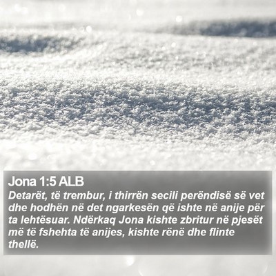 Jona 1:5 ALB Bible Verse Image