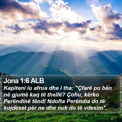 Jona 1:6 ALB Bible Verse Image