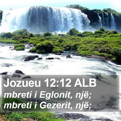 Jozueu 12:12 ALB Bible Verse Image