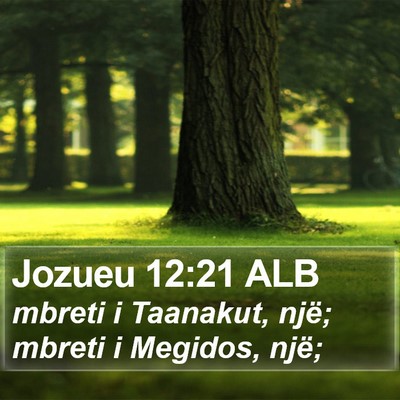 Jozueu 12:21 ALB Bible Verse Image