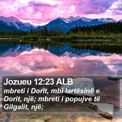 Jozueu 12:23 ALB Bible Verse Image
