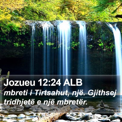 Jozueu 12:24 ALB Bible Verse Image