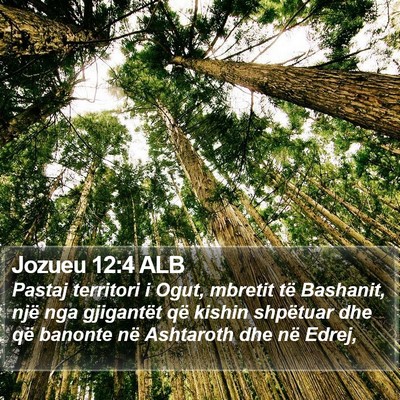 Jozueu 12:4 ALB Bible Verse Image