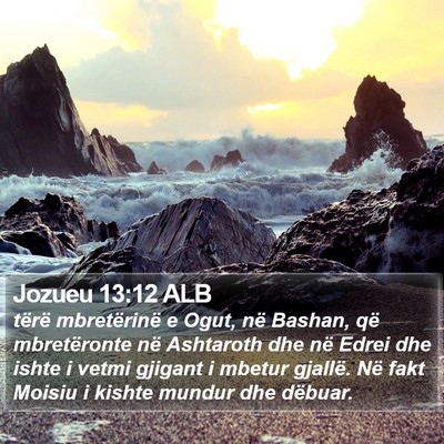 Jozueu 13:12 ALB Bible Verse Image