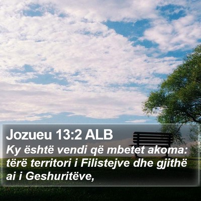 Jozueu 13:2 ALB Bible Verse Image