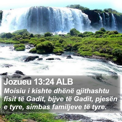 Jozueu 13:24 ALB Bible Verse Image