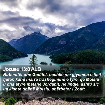 Jozueu 13:8 ALB Bible Verse Image