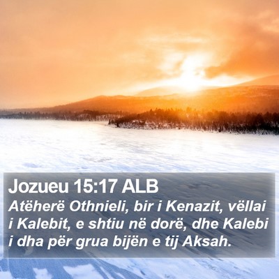 Jozueu 15:17 ALB Bible Verse Image