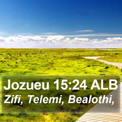 Jozueu 15:24 ALB Bible Verse Image