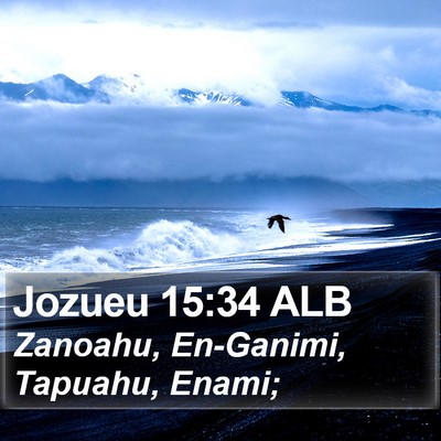 Jozueu 15:34 ALB Bible Verse Image