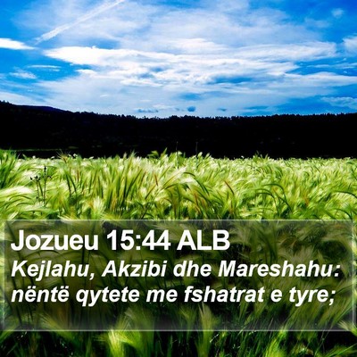 Jozueu 15:44 ALB Bible Verse Image
