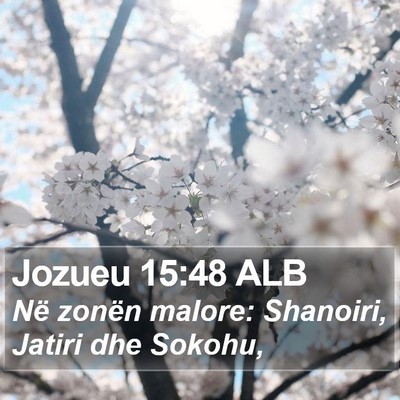 Jozueu 15:48 ALB Bible Verse Image