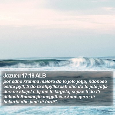 Jozueu 17:18 ALB Bible Verse Image