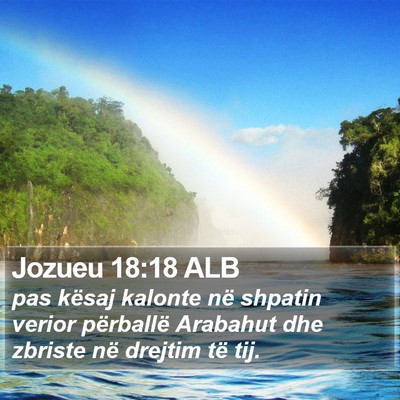 Jozueu 18:18 ALB Bible Verse Image