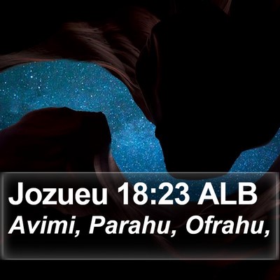 Jozueu 18:23 ALB Bible Verse Image