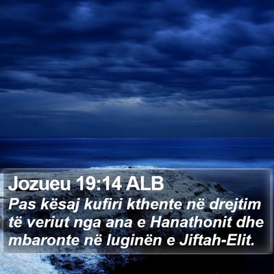 Jozueu 19:14 ALB Bible Verse Image