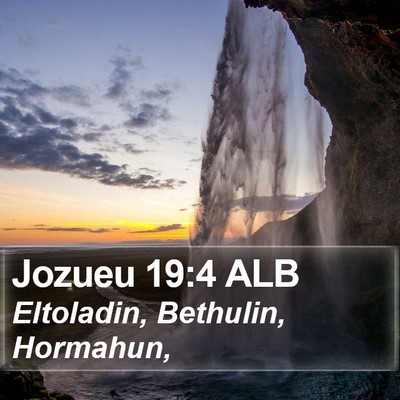 Jozueu 19:4 ALB Bible Verse Image