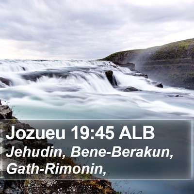 Jozueu 19:45 ALB Bible Verse Image