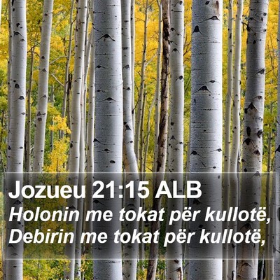 Jozueu 21:15 ALB Bible Verse Image