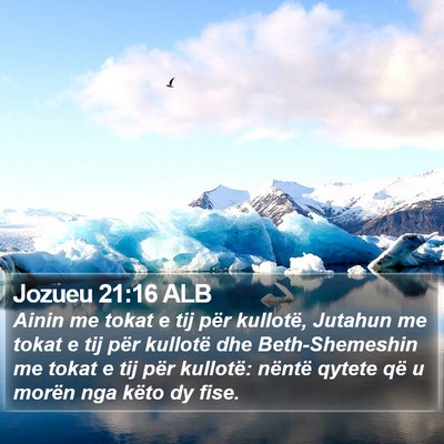 Jozueu 21:16 ALB Bible Verse Image
