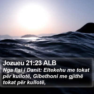 Jozueu 21:23 ALB Bible Verse Image