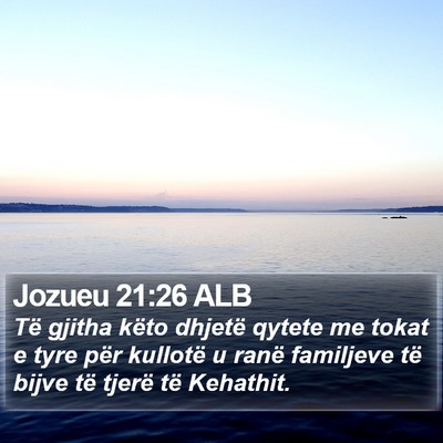 Jozueu 21:26 ALB Bible Verse Image